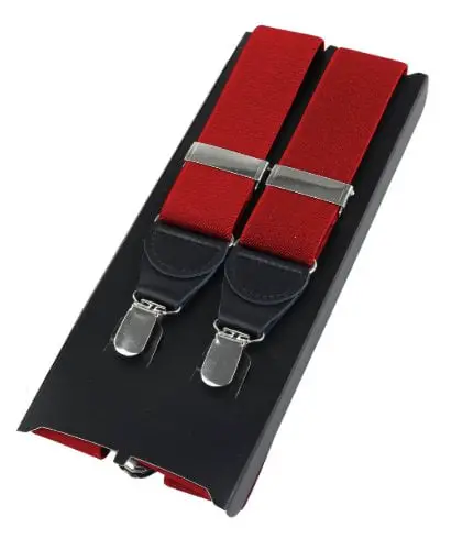 Rode brede bretels leukste bretels