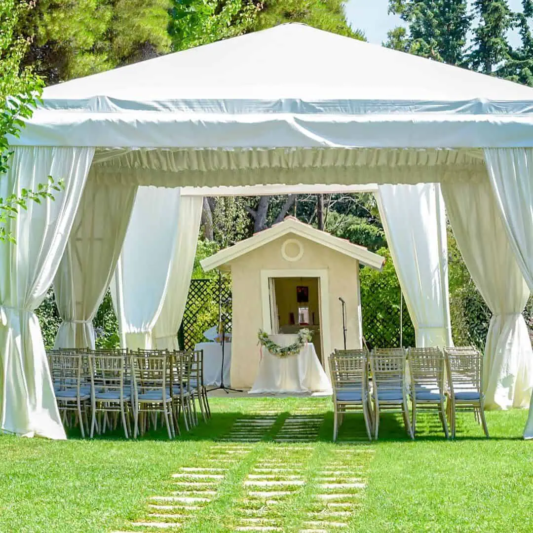 Festival wedding tent