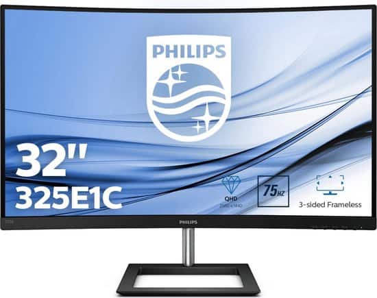 Beste betaalbare curved monitor: Philips E Line 325 E1c/00 QHD beeldscherm